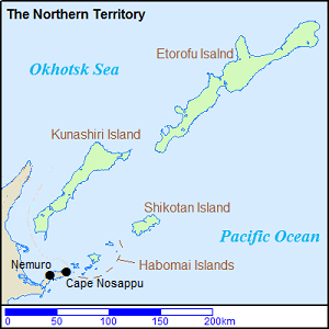 Map of Northern Territories