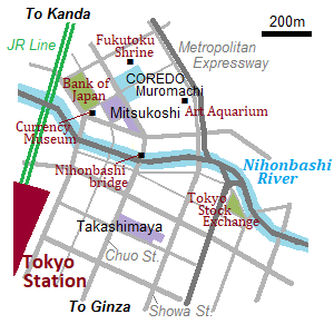 Map of Nihonbashi