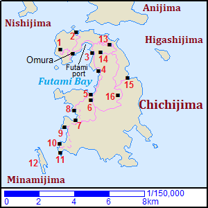 Map of Chichijima