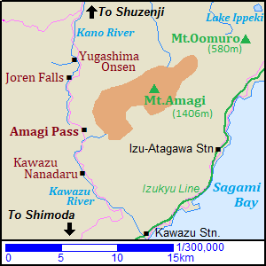 Map of Mount Amagi