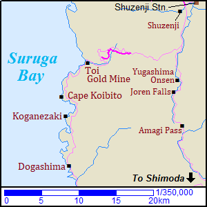 Map of Western Izu