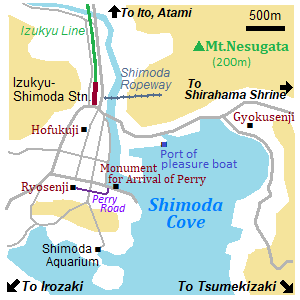 Map of Shimoda