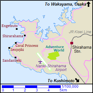 Map of Shirahama
