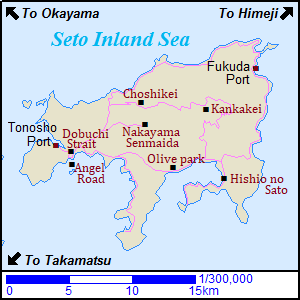 Map of Shodoshima