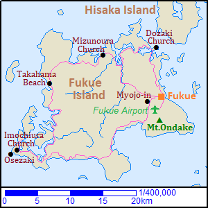 Map of Fukue Island