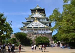 Osaka Castle built by Toyotomi Hideyoshi