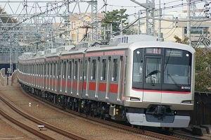 Train of Tokyo-kyuko (Tokyu)