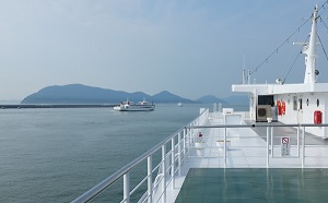 Ferry in Seto Inland Sea