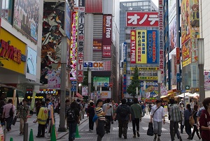 Duty Free Shops around Akihabara station in Tokyo