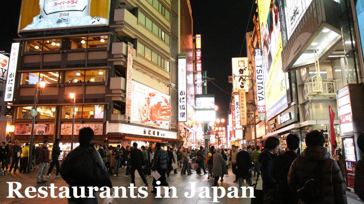 Restaurants in Dotonbori, Osaka