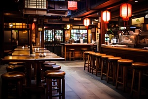 Inside of an Izakaya