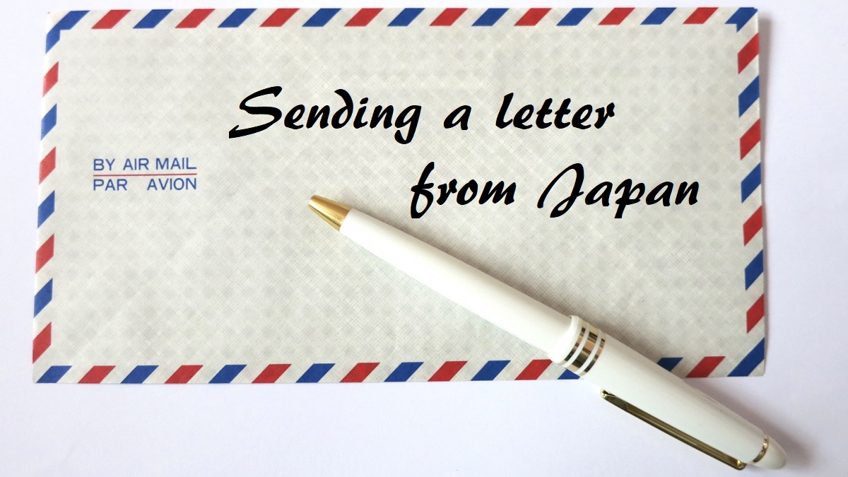 Write air mail in Japan