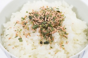 Furikake on rice