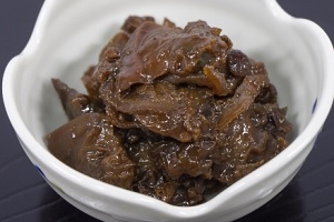 Tsukudani of shellfish