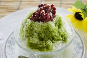 Kakigori of Uji-kintoki