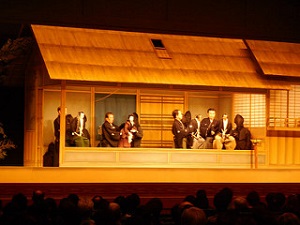 Stage of Bunraku