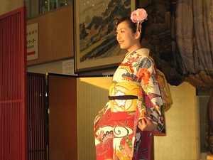 Kimono of Nishijin weaving