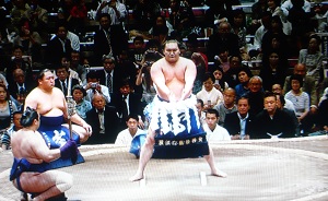 Yokozuna Dohyo-iri ceremony