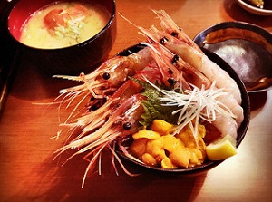 Sashimi Meal at Nijo Fish Market