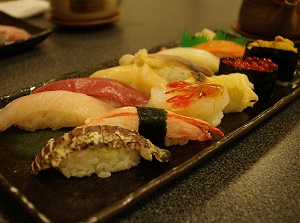 Sushi in Otaru