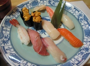 Sushi in Otaru