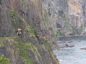 Gate of ruin on Otamoi coast