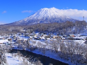 A town on the west foot of Mt.Yotei