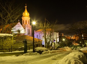 Daisan-zaka in winter