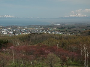 Shiretoko peninsula from Mt.Tento
