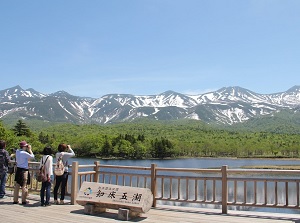 A lake of Shiretoko-goko lakes