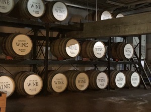 Wine barrels in Wine Castle