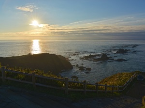 Sunrise at Cape Erimo