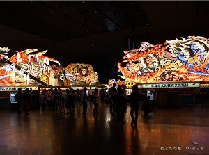 Hall displaying real Nebuta in Wa Rasse