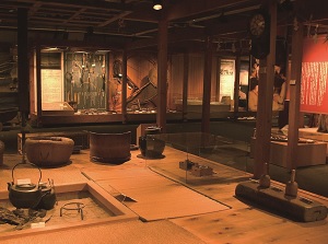 An exhibition room in Aomori Prefectual Museum