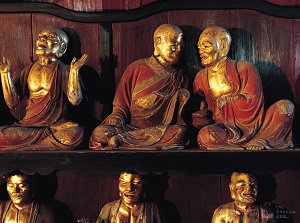 Statues of Gohyaku-Rakan in Ho-onji