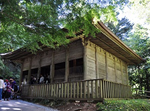 Former covering construction of Konjikido