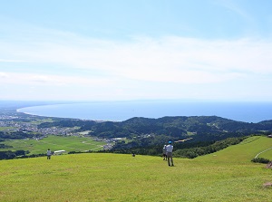 Scenery of the Sea of Japan from Mt.Kanpu