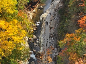 Walking trail of Oyasukyo