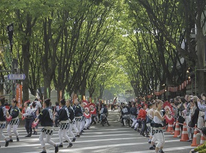 Aoba Festival on Jozenji Avenue