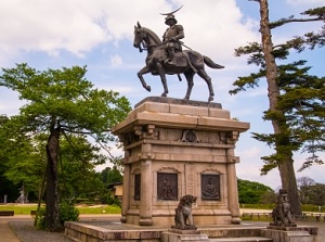 Statue of Horse-riding Date Masamune