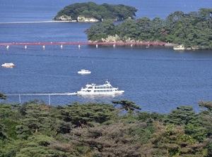 Pleasure boat of Matsushima