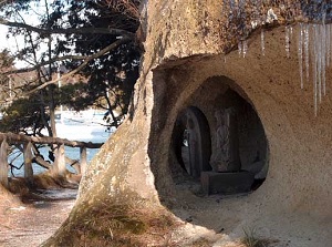 A cave in Oshima