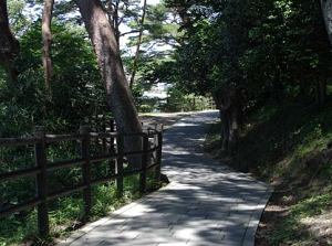 Walking trail in Fukuura Island