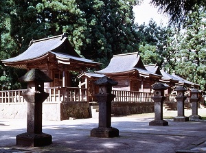 Shrines in Uesugi Family Grave