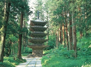 Five-storey Pagoda in Mt.Haguro