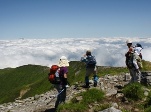 Gassan Shrine on the top