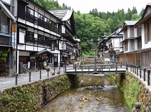 Center of Ginzan Onsen