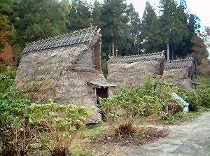 Ancient houses in Shirakawa Seki-no-mori Park