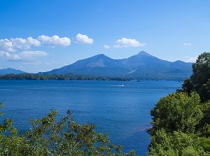 Lake Hibara and Mt.Bandai