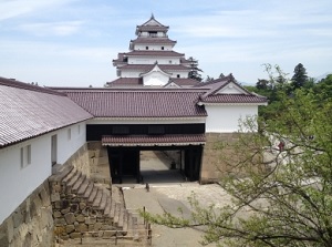 A gate of Tsurugajo